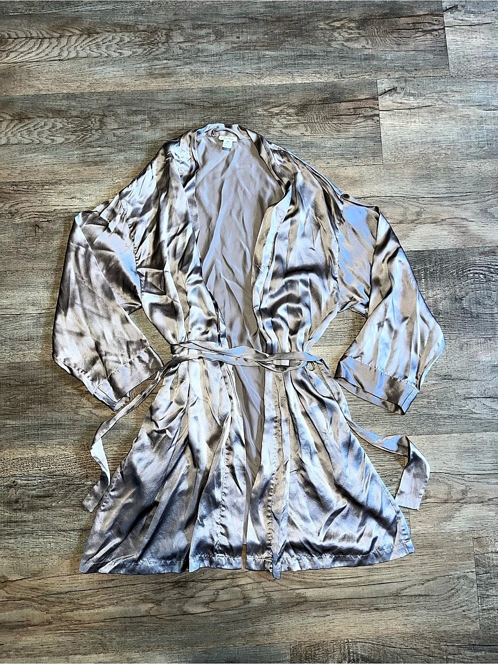 Calvin Klein 100% Silk Belted Dressing Robe size S/M